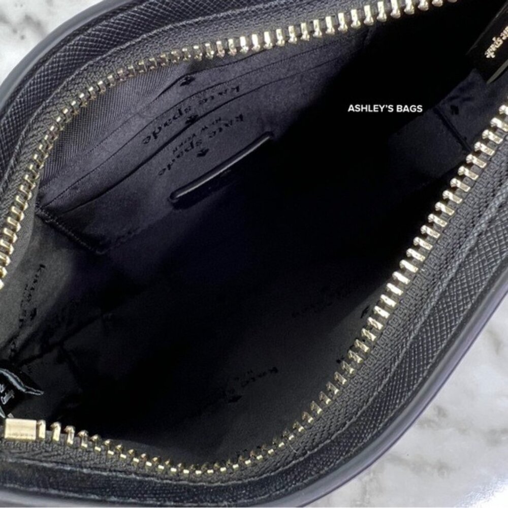 Kate Spade Glimmer Glitter Shoulder Bag In Black - Picture 10 of 12